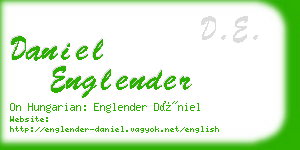 daniel englender business card